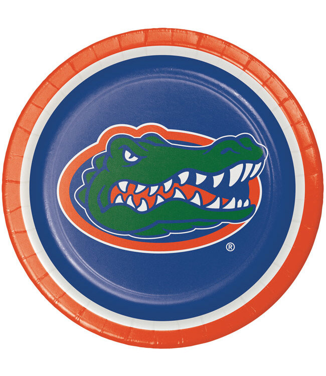 Creative Converting Florida Gators Lunch Plates - 8ct
