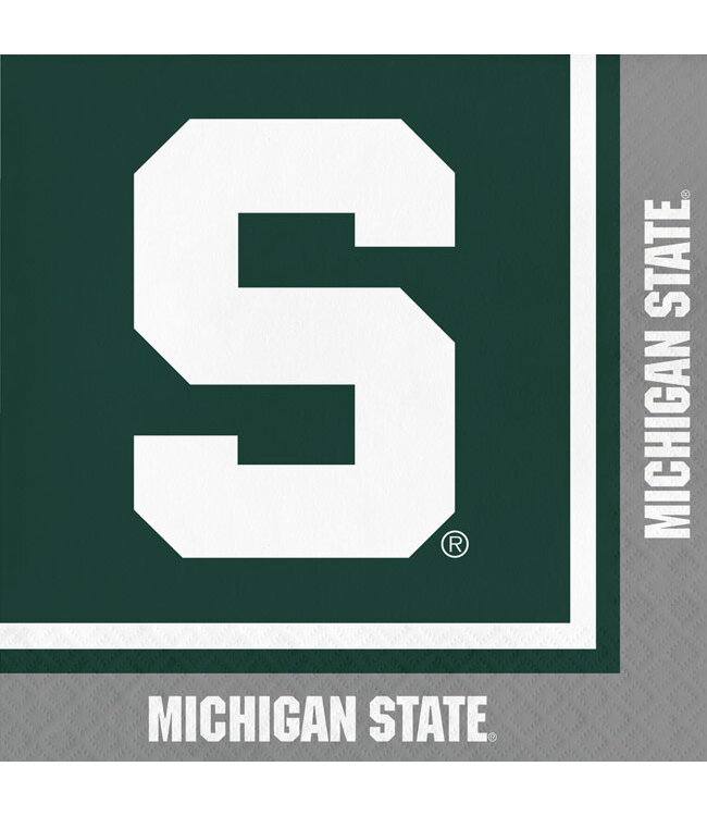 Creative Converting Michigan State Spartans Lunch Napkins - 20ct