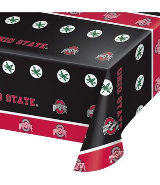 Creative Converting Ohio State Buckeyes Table Cover