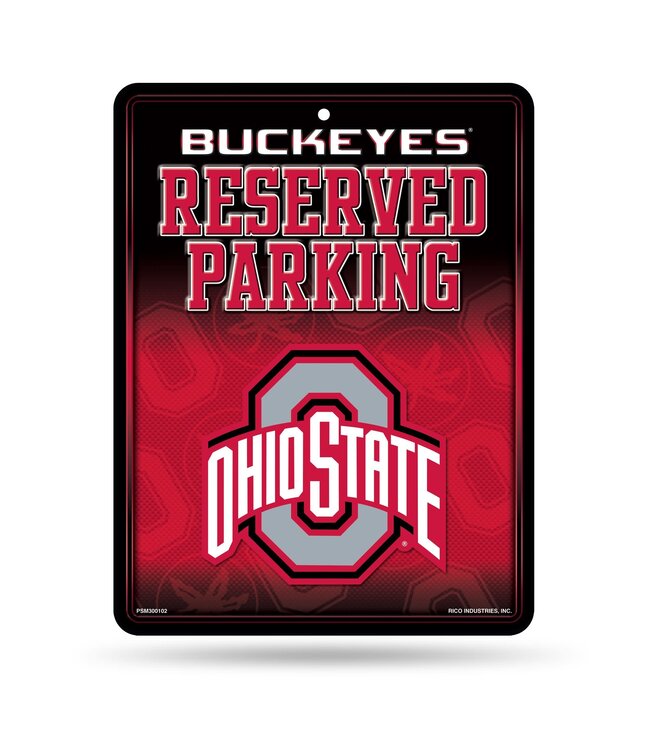 RICO INDUSTRIES INC Ohio State Buckeyes Metal Parking Sign