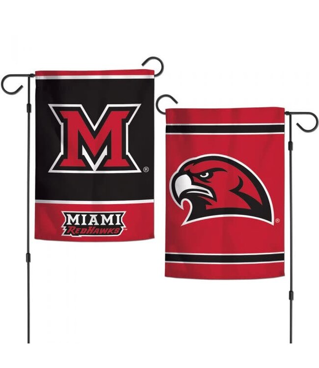 WINCRAFT Miami RedHawks 2-Sided Garden Flag