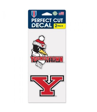 WINCRAFT Youngstown State Penguins Decal Set
