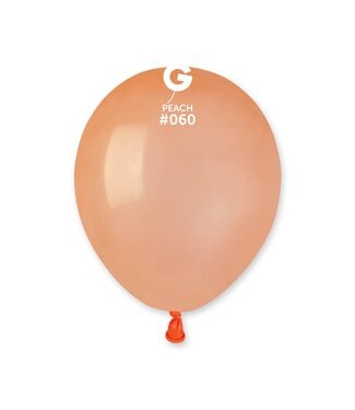 GEMAR Peach #060 Latex Balloons, 5in, 100ct