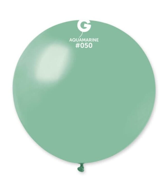 GEMAR Aquamarine #050 Latex Balloon, 31in