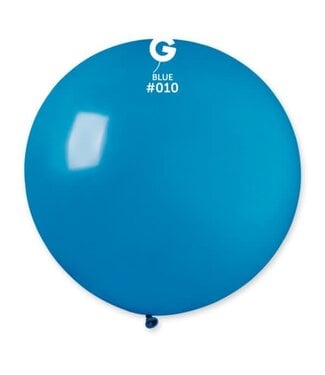 GEMAR Blue #010 Latex Balloon, 31in