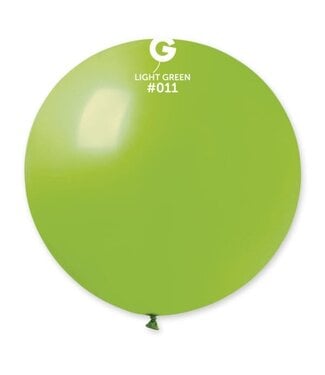 GEMAR Light Green #011 Latex Balloon, 31in