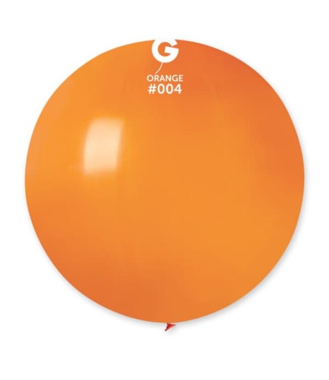 GEMAR Orange #004 Latex Balloon, 31in