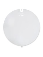 GEMAR White #001 Latex Balloon, 31in