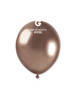 GEMAR Shiny Rose Gold #096 Latex Balloons, 5in, 50ct