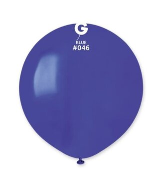 GEMAR Blue #046 Latex Balloons, 19in, 25ct