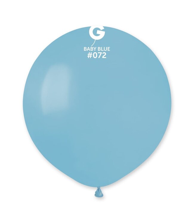 GEMAR Baby Blue #072 Latex Balloons, 19in, 25ct