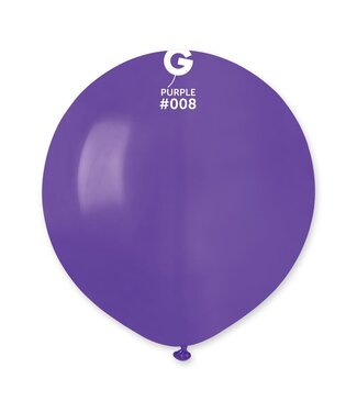 GEMAR Purple #008 Latex Balloons, 19in, 25ct