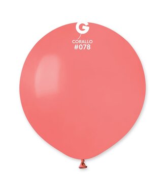 GEMAR Corallo #078 Latex Balloons, 19in, 25ct