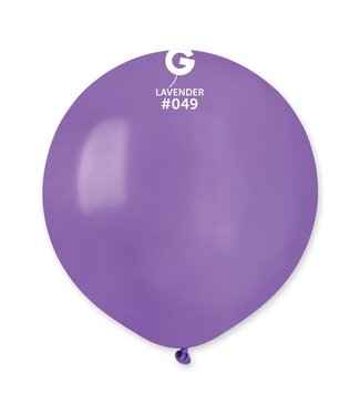 GEMAR Lavender #049 Latex Balloons, 19in, 25ct