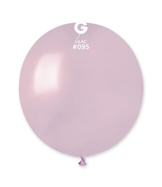 GEMAR Metallic Lilac #095 Latex Balloons, 19in, 25ct