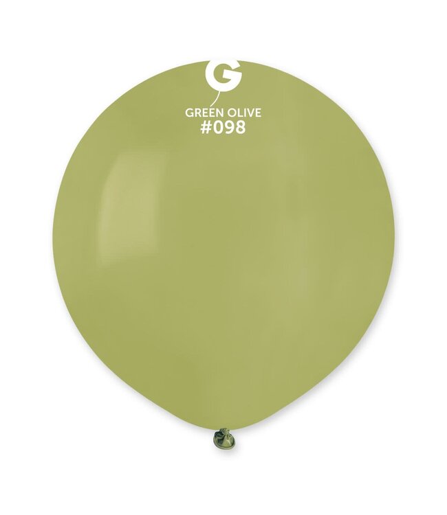 GEMAR Olive #098 Latex Balloons, 19in, 25ct