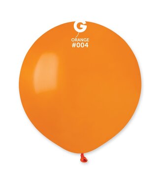 GEMAR Orange #004 Latex Balloons, 19in, 25ct