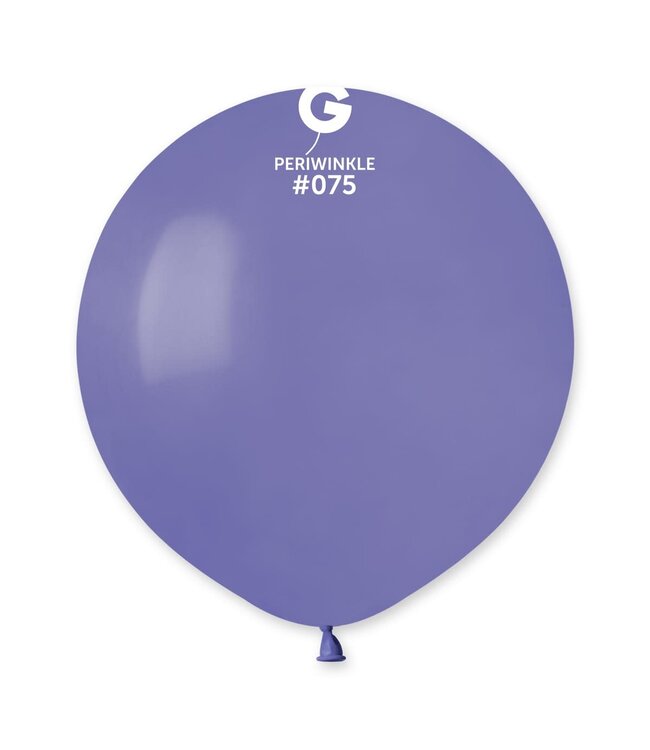 GEMAR Periwinkle #075 Latex Balloons, 19in, 25ct
