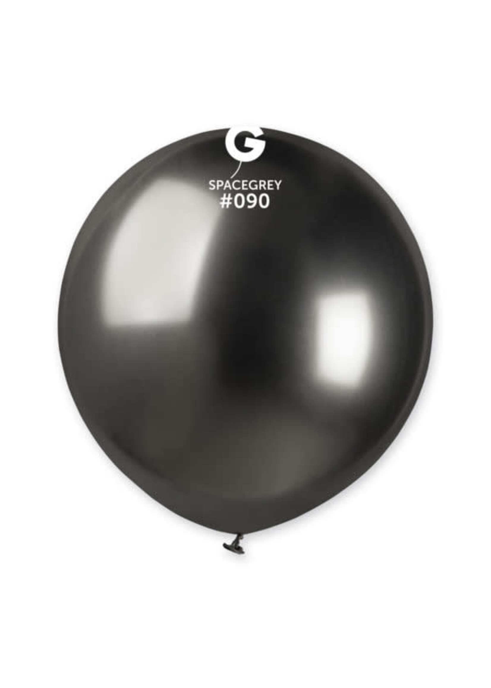 GEMAR Shiny Space Grey #090 Latex Balloons, 19in, 25ct