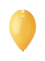 GEMAR Yellow #003 Latex Balloons, 12in, 50ct