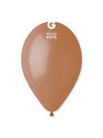 GEMAR Mocha #076 Latex Balloons, 12in, 50ct