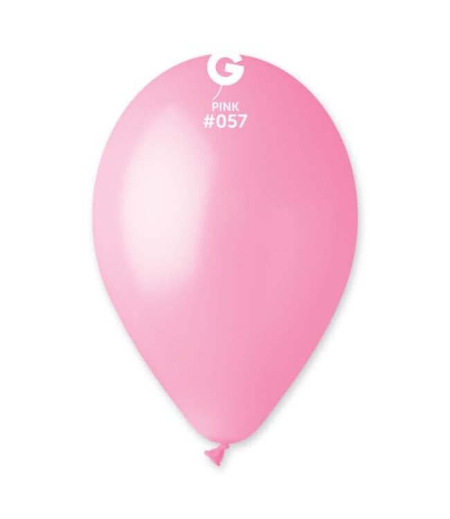 GEMAR Pink #057 Latex Balloons, 12in, 50ct