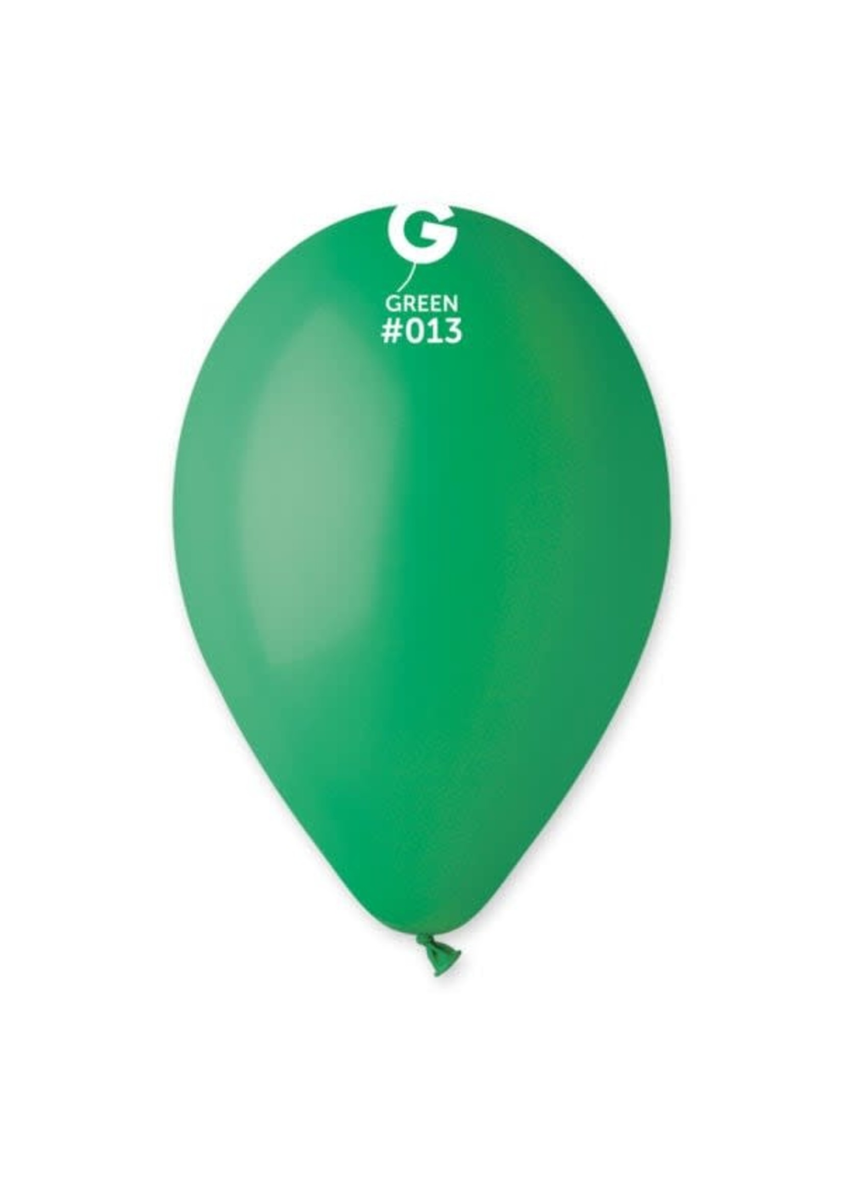 GEMAR Green #013 Latex Balloons, 12in, 50ct