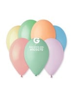 GEMAR Macaron Assorted Latex Balloons, 12in, 50ct