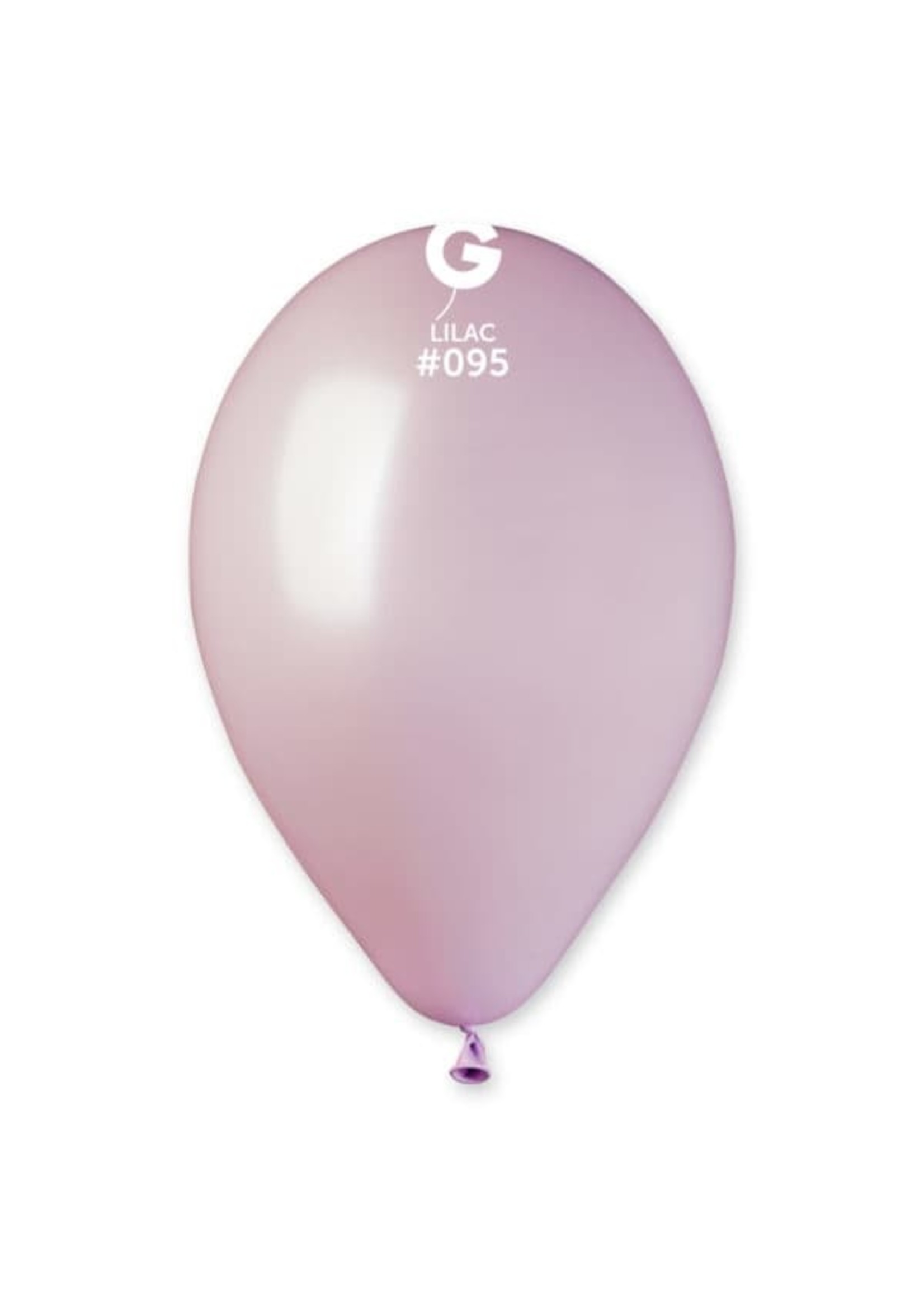 GEMAR Metallic Lilac #095 Latex Balloons, 12in, 50ct