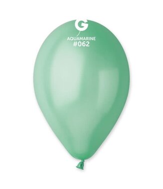GEMAR Metallic Aquamarine #062 Latex Balloons, 12in, 50ct