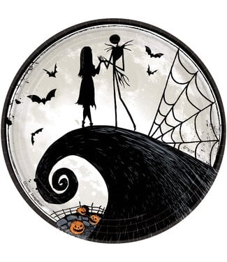 Nightmare Before Christmas Lunch Plates - 8ct