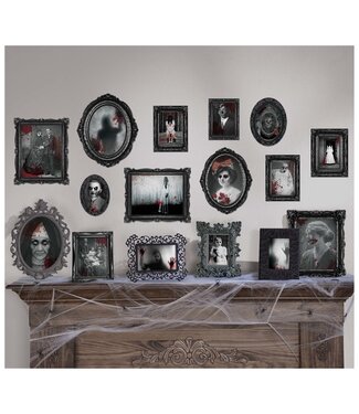 AMSCAN Dark Manor Frame Cutouts - 30ct