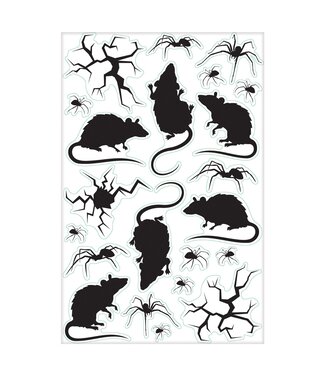 Rats, Bugs and Cracks Wall Clings