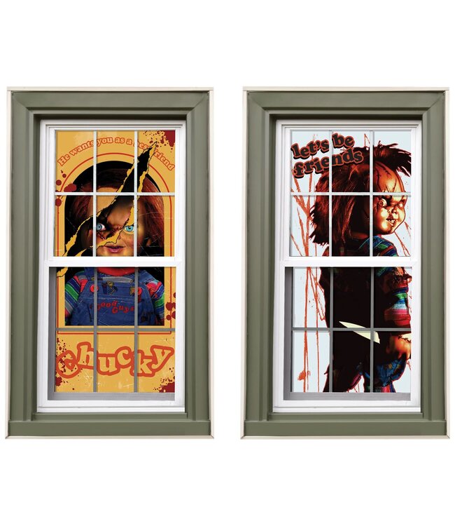 AMSCAN Child's Play Chucky Window Silhouettes