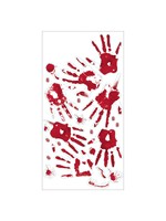 Bloody Hand Print Wall Stickers
