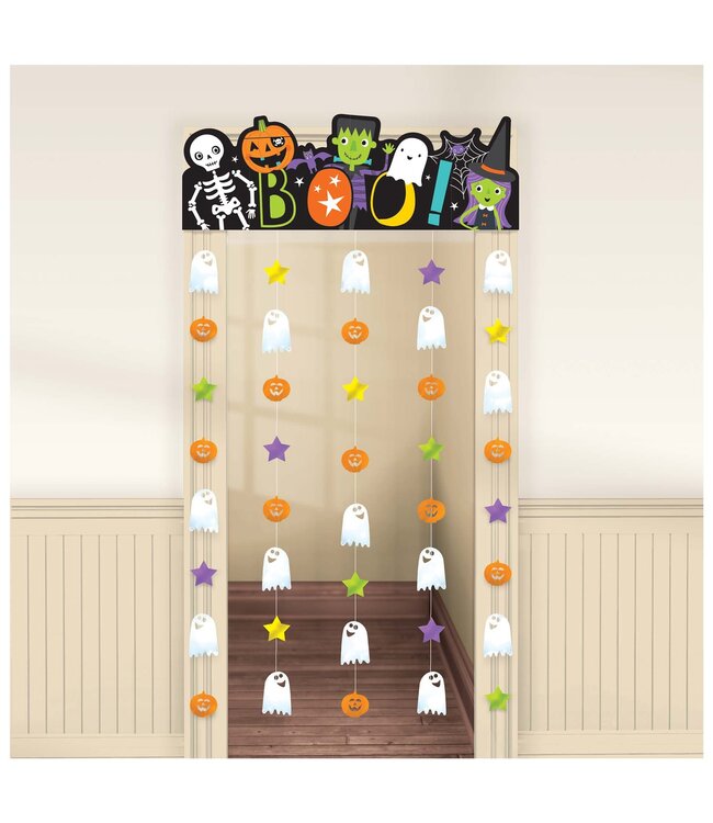 Halloween Friends Door Curtain