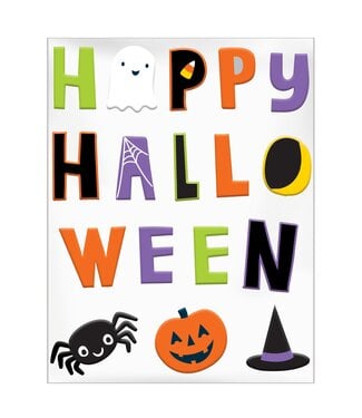 Amscan Halloween Friends Large Gel Clings