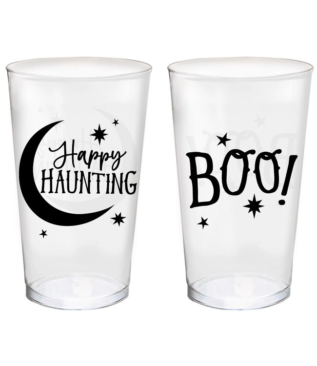 Classic Black & White Printed Tumblers