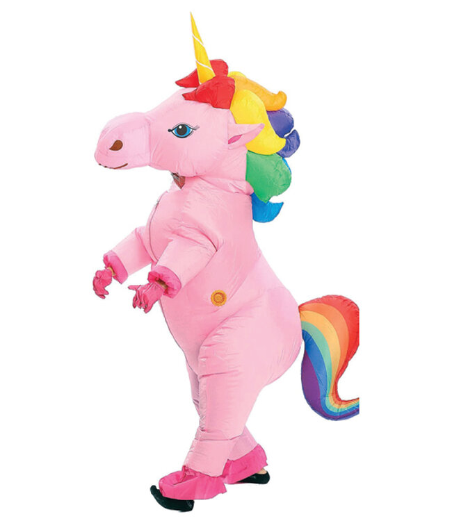 Pink Unicorn Inflatable - Adult