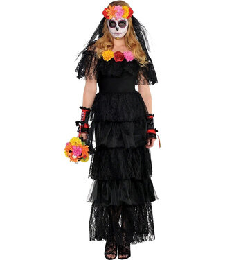 Amscan Day of the Dead Dress - Women's Plus