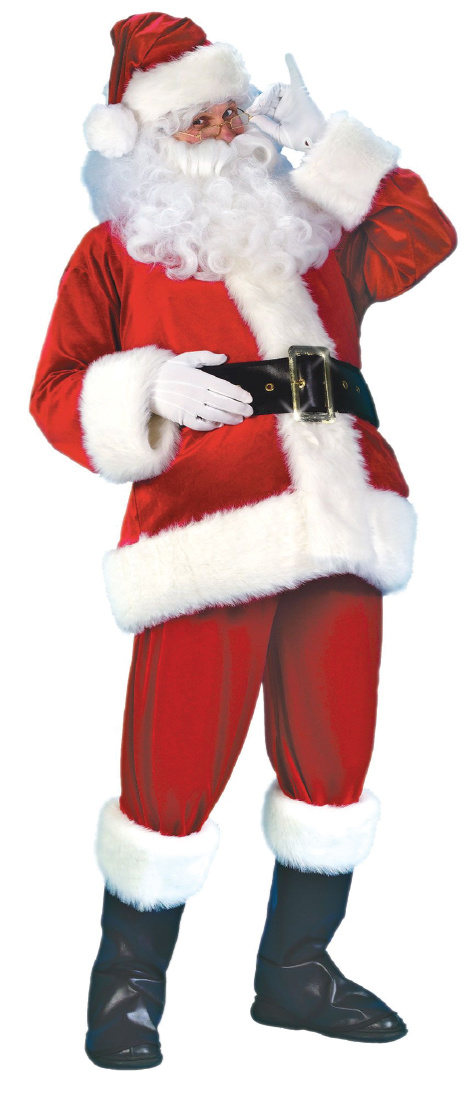 Vlr Santa Suit With Faux Fur