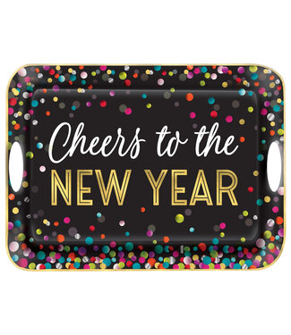 Amscan Cheers Melamine Handle Tray