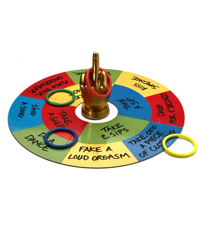 LITTLE GENIE Let's Get F*cked Up Ring Toss Game