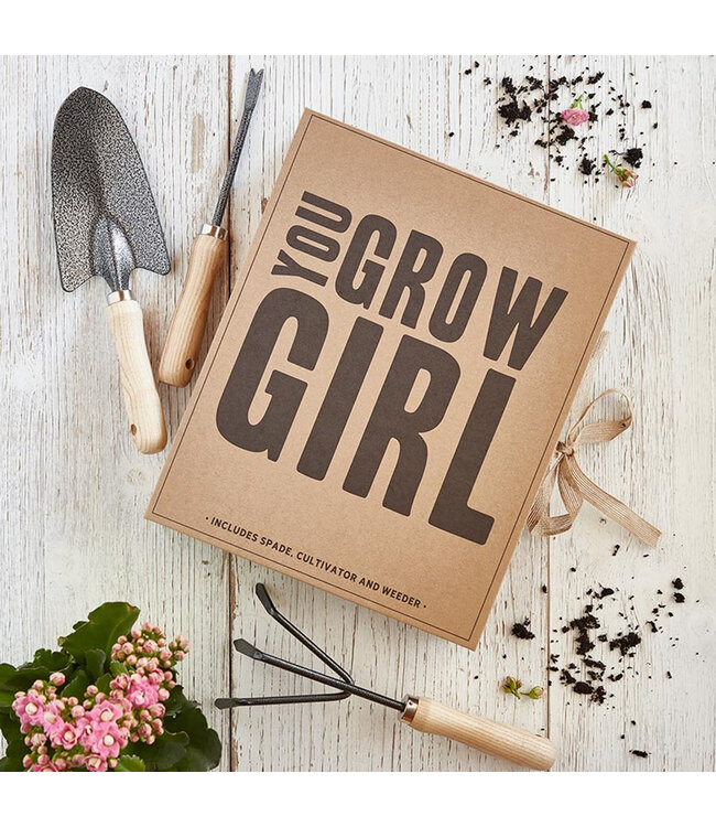 SANTA BARBARA You Grow Girl Garden Tools Book Box