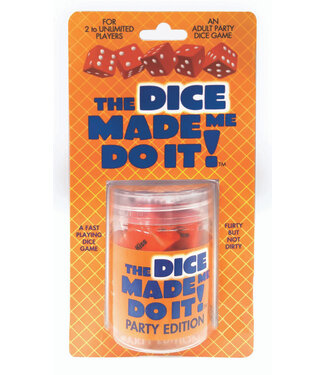 LITTLE GENIE The Dice Made Me Do It Party Game