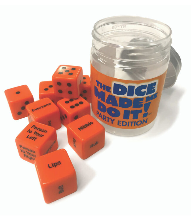 LITTLE GENIE The Dice Made Me Do It Party Game