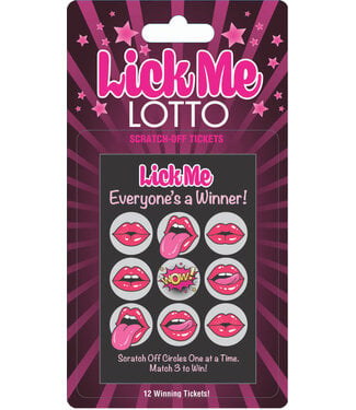 LITTLE GENIE Lick Me Lotto Scratch Off Tickets