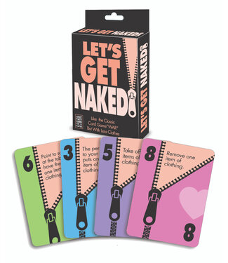 LITTLE GENIE Let's Get Naked Card Game