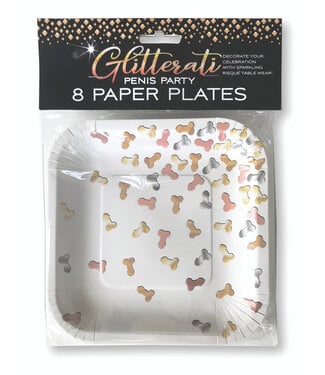 LITTLE GENIE Glitterati Penis Plates