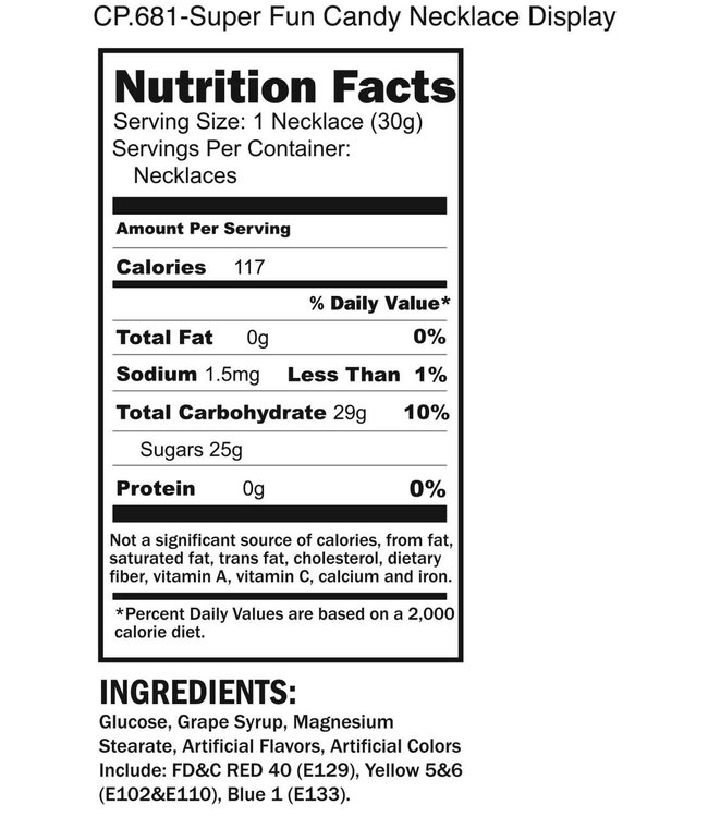 LITTLE GENIE Penis Candy Necklace